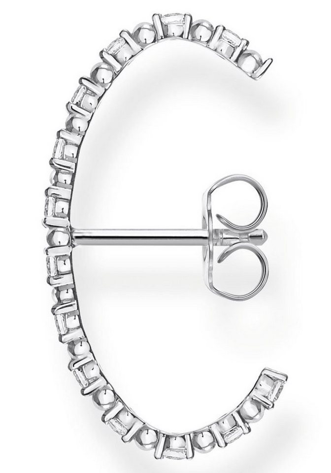 THOMAS SABO Single-Ohrstecker weiße Steine silber, mit Zirkonia (synth) – Bild 2 von 3