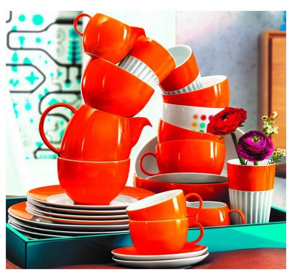 Thomas Suppenteller Suppenteller 23 cm Sunny Day Orange, (1 St), Suppenteller, Ø22,8cm, Porzellan, orange – Bild 2 von 2