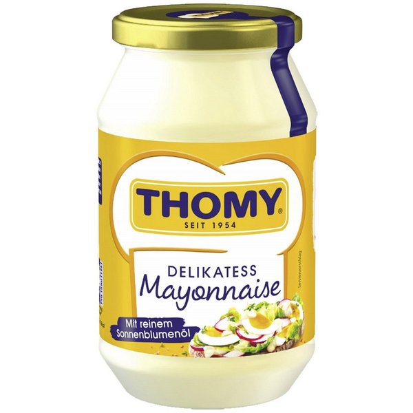 THOMY Saucen, Thomy Delikatess Mayonnaise cremig würzig im Geschmack 250ml
