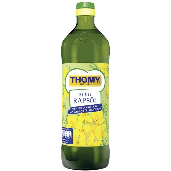 THOMY Speiseöl, Thomy Reines Rapsöl natürlich reich an Omega 3 Fettsäuren 750ml