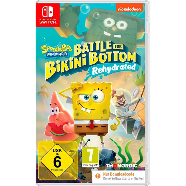 SpongeBob SquarePants: Battle for Bikini Bottom - Rehydrated (Code in a Box), Nintendo Switch, Code in a Box