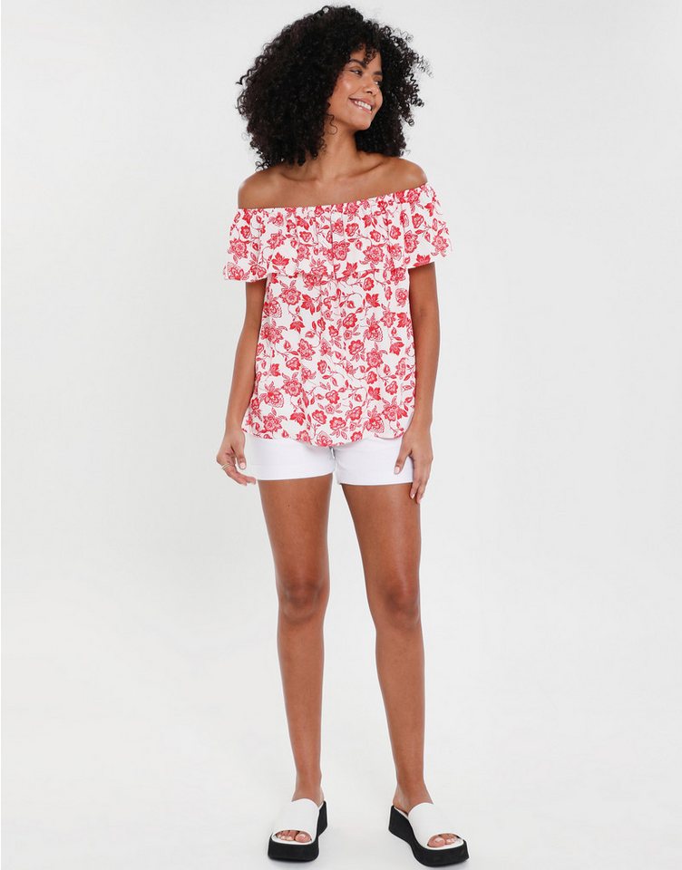 Threadbare Blusentop THB Coronation Bardot Top im sommerlichen Look – Bild 2 von 5