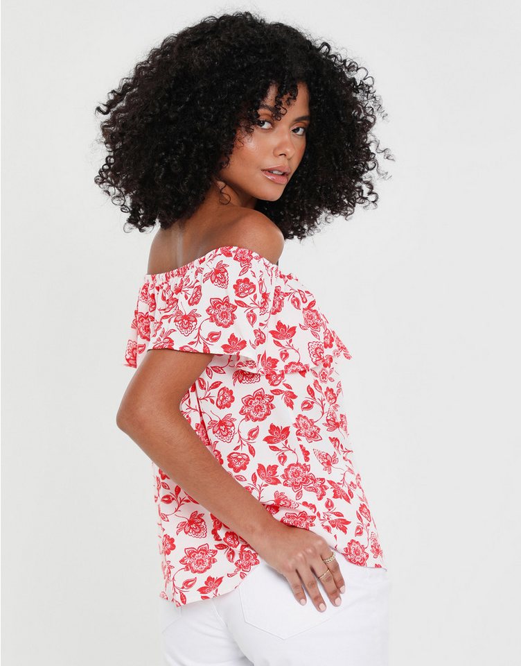 Threadbare Blusentop THB Coronation Bardot Top im sommerlichen Look – Bild 4 von 5