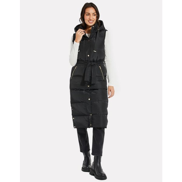 Threadbare Softshellweste THB Robbie Premium Hoodie Gilet (1-tlg) im langen Schnitt