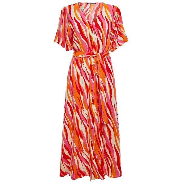 Threadbare Sommerkleid Fruit Pastill mit Bindegürtel