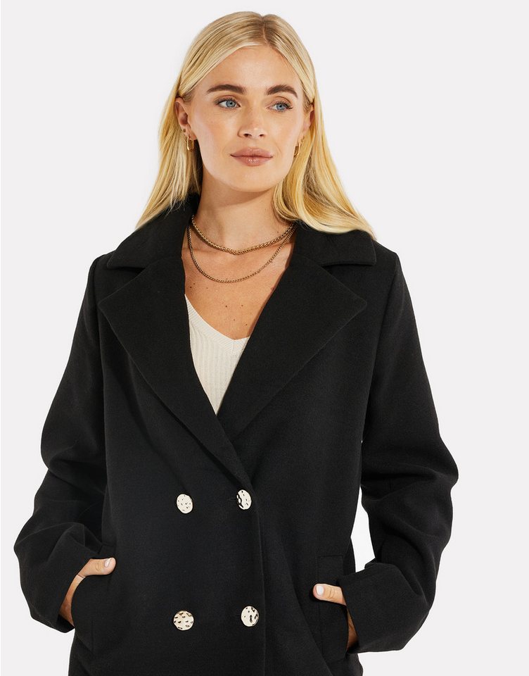 Threadbare Wintermantel THB Marley (1-tlg) im klassischen Zweireiher-Design – Bild 4 von 5