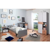 Ticaa Jugendzimmer "Mira", 4-tlg, Grau