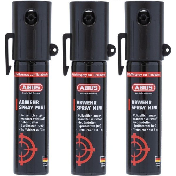 ABUS Tierabwehrspray ABUS SDS80 Mini Abwehrspray, hochwirksames Pfefferspray, verschd. Sets