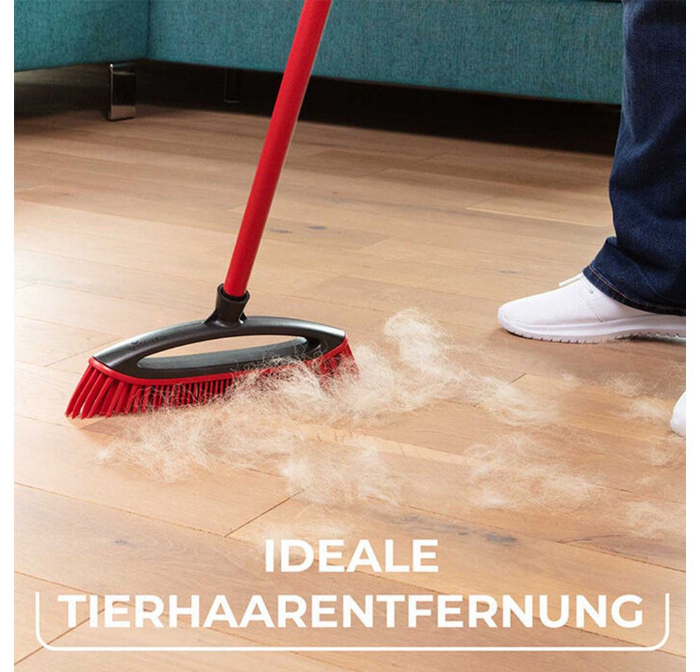 Vileda Tierhaarentferner Vileda Pet Pro Komplettset, (Set, 3-tlg), Set mit Besen, elektrostatischer Bürste und Microfaser-Handtuch – Bild 5 von 5