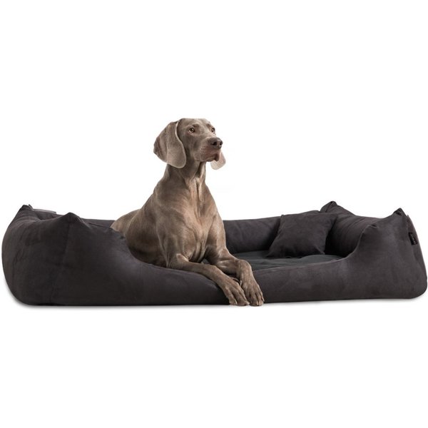 tierlando® Tierbett Orthopädisches Hundebett PLUTO SOFT, Visco, Samtweiches Velours