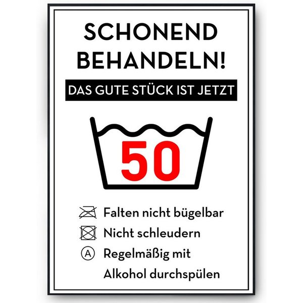 Tigerlino Poster Geburtstag Geschenk Urkunde Lustig Geburtstagskarte Deko Witzig Wäsche