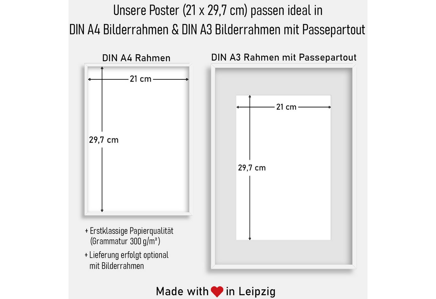 Tigerlino Poster Schulkind Geschenk Einschulung Mädchen Jungen Einschulungsposter – Bild 5 von 5