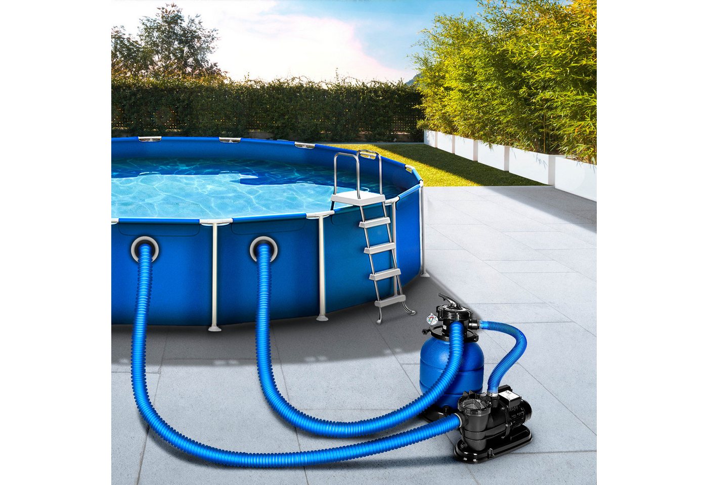 tillvex Poolschlauch Made in Germany, Schwimmbadschlauch mit Muffen, Solarschlauch Pool, Saugschlauch Schwimmbecken, Pumpenschlauch – Bild 5 von 5