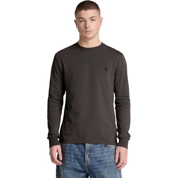 Timberland Langarmshirt EXETER RIVER - Tree Embroidered LS Langarmshirt, aus Baumwolle, in den Größen S bis XXXL