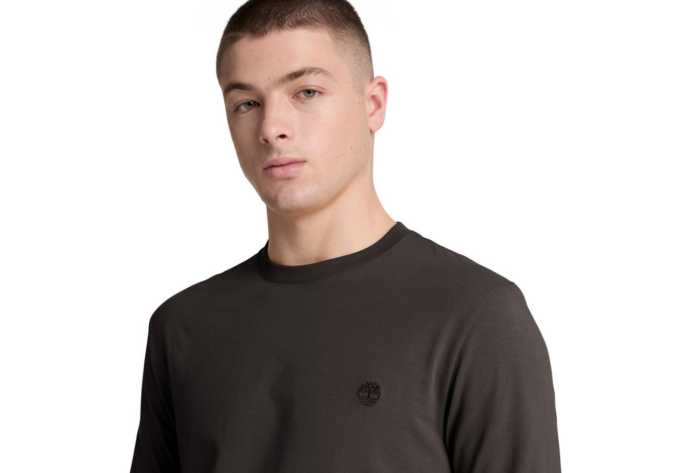 Timberland Langarmshirt EXETER RIVER - Tree Embroidered LS Langarmshirt, aus Baumwolle, in den Größen S bis XXXL – Bild 3 von 5