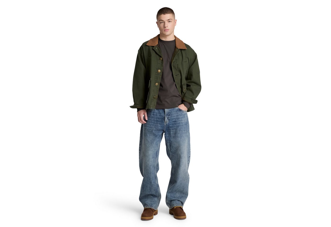 Timberland Langarmshirt EXETER RIVER - Tree Embroidered LS Langarmshirt, aus Baumwolle, in den Größen S bis XXXL – Bild 4 von 5