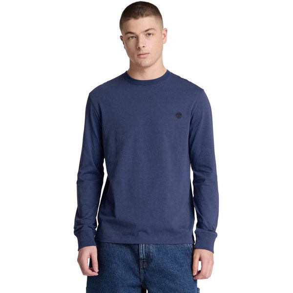 Timberland Langarmshirt EXETER RIVER - Tree Embroidered LS Langarmshirt, aus Baumwolle, in den Größen S bis XXXL