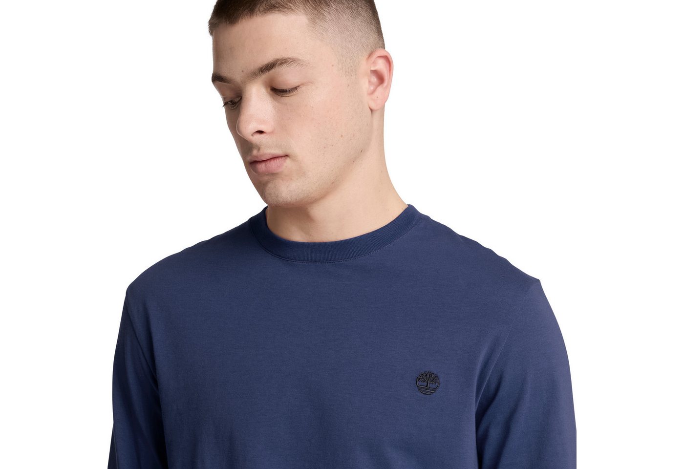Timberland Langarmshirt EXETER RIVER - Tree Embroidered LS Langarmshirt, aus Baumwolle, in den Größen S bis XXXL – Bild 3 von 5