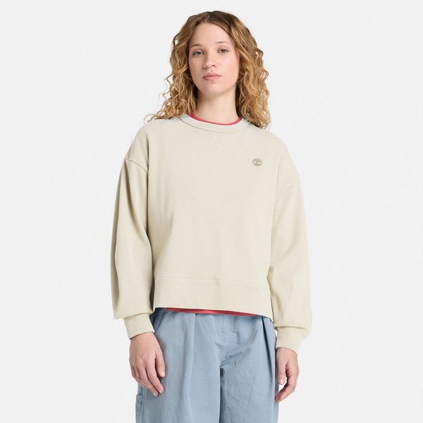 Timberland Sweatshirt LUSH Lush Crew Sweatshirt Langarm-Design, für Erwachsene, aus Baumwolle