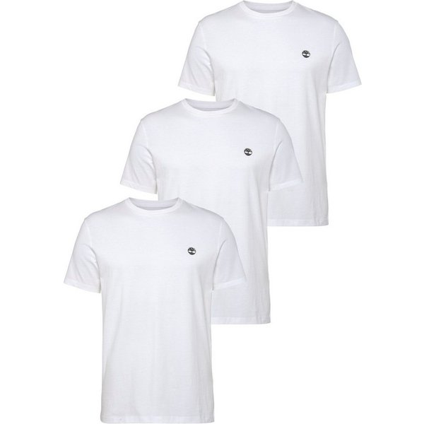 Timberland T-Shirt DUNSTAN RIVER 3xPack Tee (Set, 3-tlg) 3er-Pack, Kurzarm-Design, Casual-Stil, aus Baumwolle