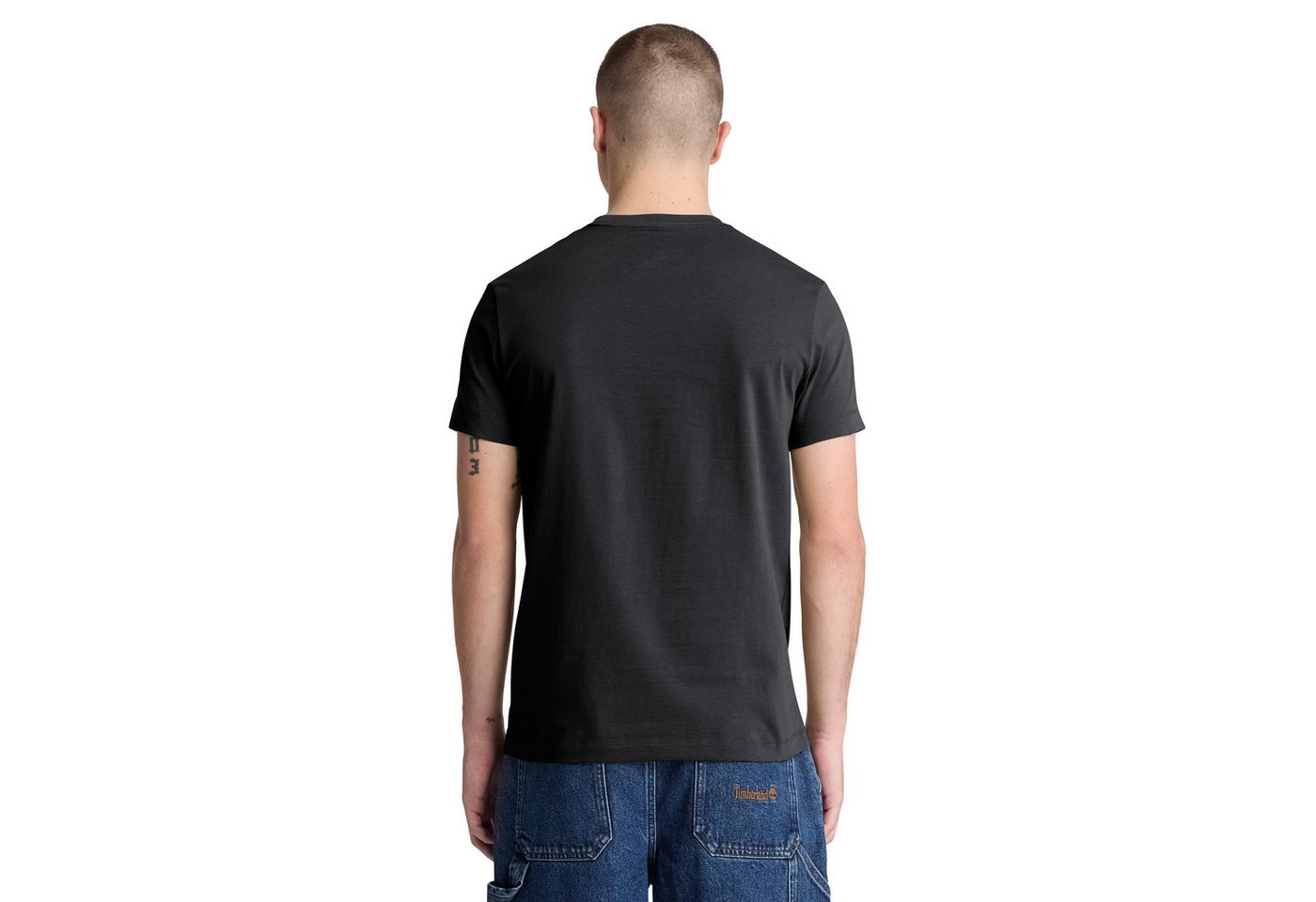 Timberland T-Shirt DUNSTAN RIVER - SS Tee (Slim) mit Rundhalsausschnitt, Kurzarm-Design, aus Baumwolle – Bild 2 von 5