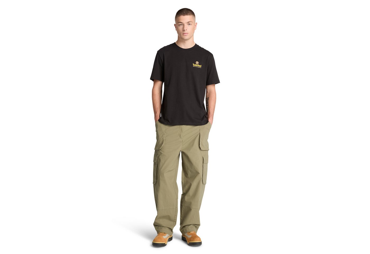 Timberland T-Shirt Illustrated Tree Logo Back Graphic mit Baumwolle, Kurzarmdesign – Bild 3 von 5