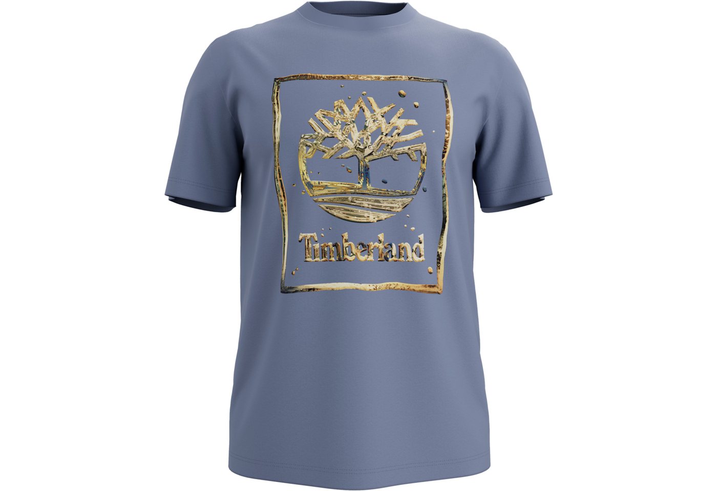 Timberland T-Shirt Water Stack Logo Short Sleeve Tee Kurzarmdesign, aus Baumwolle – Bild 2 von 2