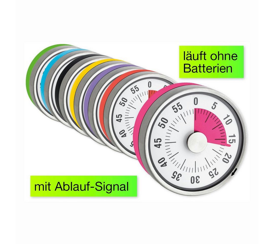 TimeTEX Eieruhr Zeitdauer-Uhr "Automatik" Compact mit Magnet – Bild 2 von 2