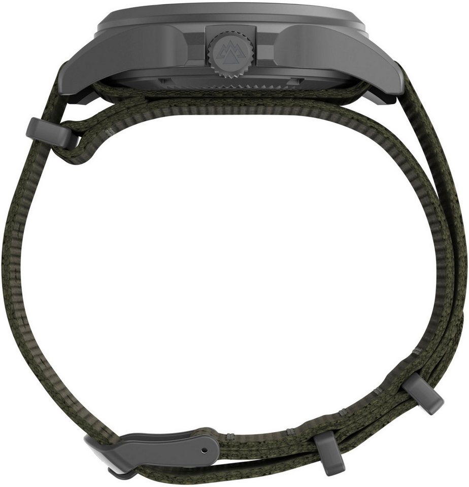 Timex Solaruhr FIELD POST TW2V03700YH, Armbanduhr, Herrenuhr, Datum, Leuchtzeiger, Saphirglas, Textilarmband – Bild 2 von 5