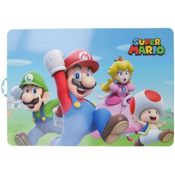 Tinisu Tischdecke Super Mario Kinder Platzdeckchen Tischunterlage 43cm x 28cm