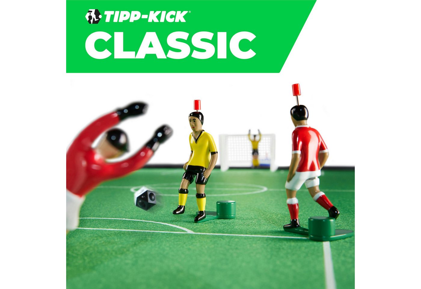 Tipp-Kick Tipp-Kick Classic Spielbausteine, Tischfußball-Set mit Spielmaterial und Spielfeld – Bild 2 von 5