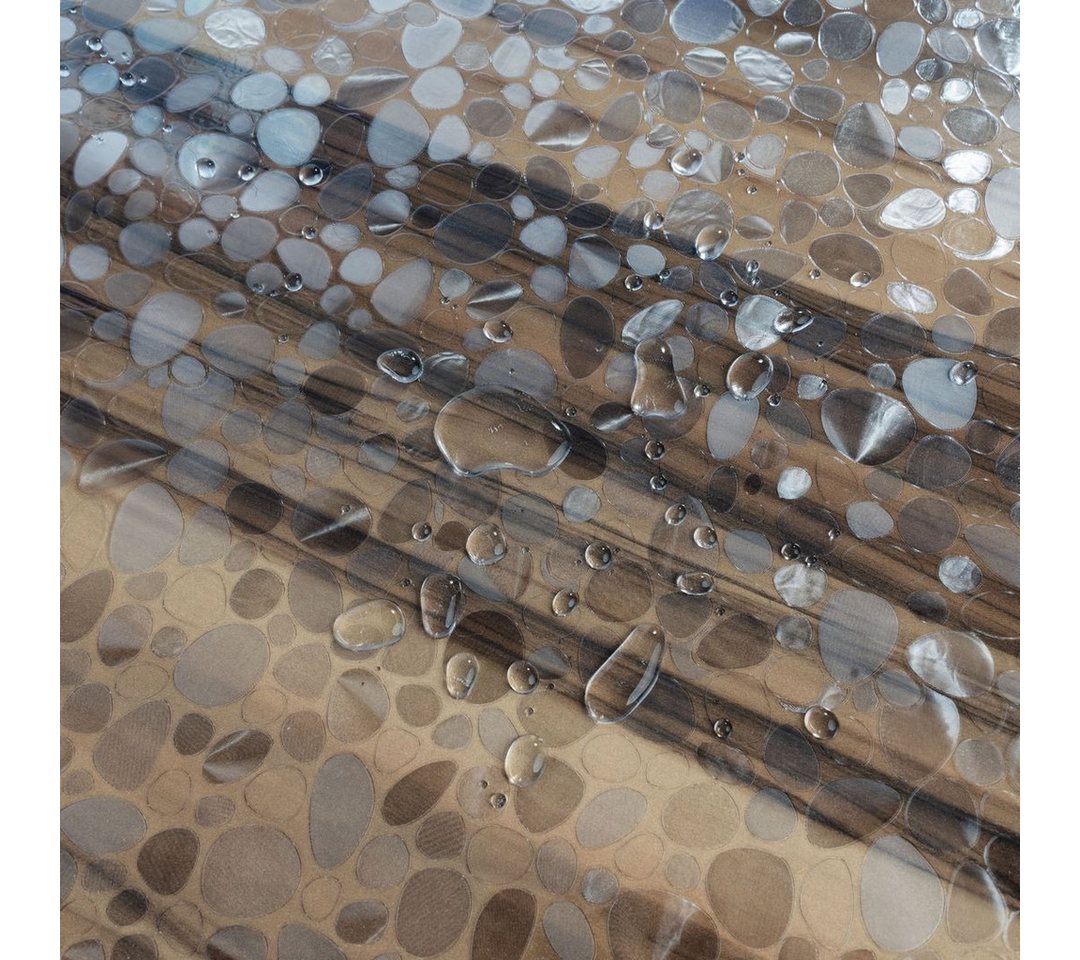 laro Tischdecke Laro Premium Line 0,3mm weich transparente Tischfolie Geometrisch PVC – Bild 5 von 5