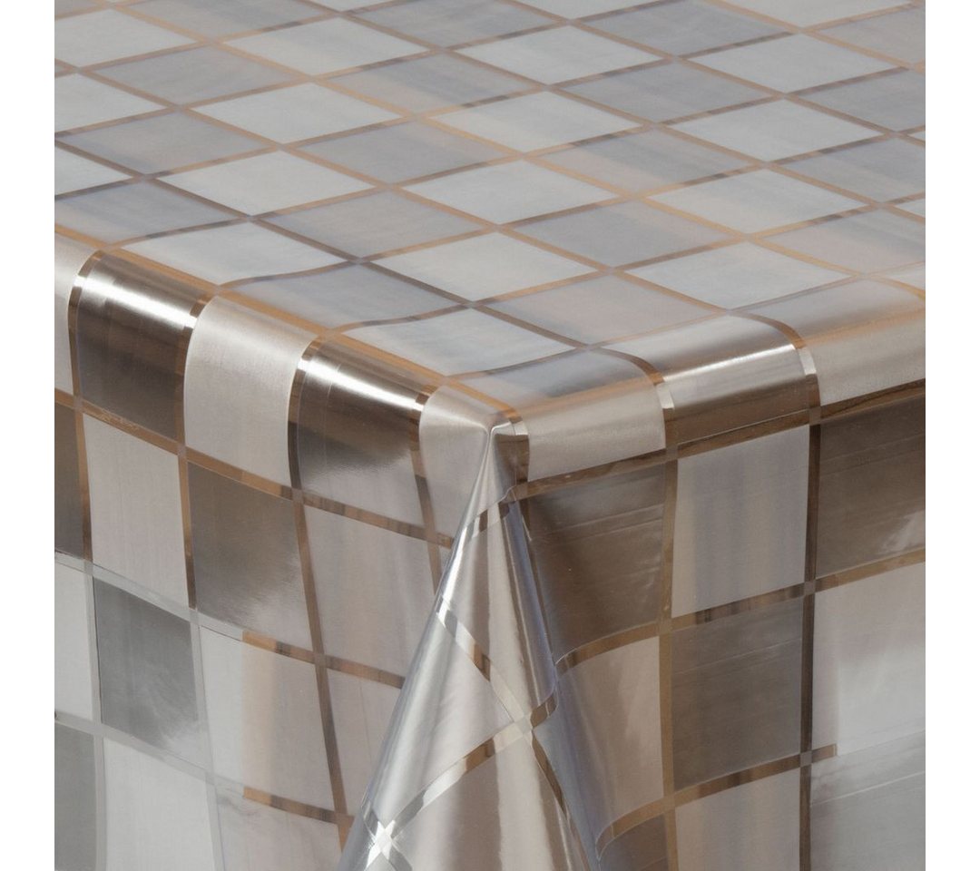 laro Tischdecke Laro Premium Line 0,3mm weich transparente Muster Tischdecke Folie PVC – Bild 4 von 5