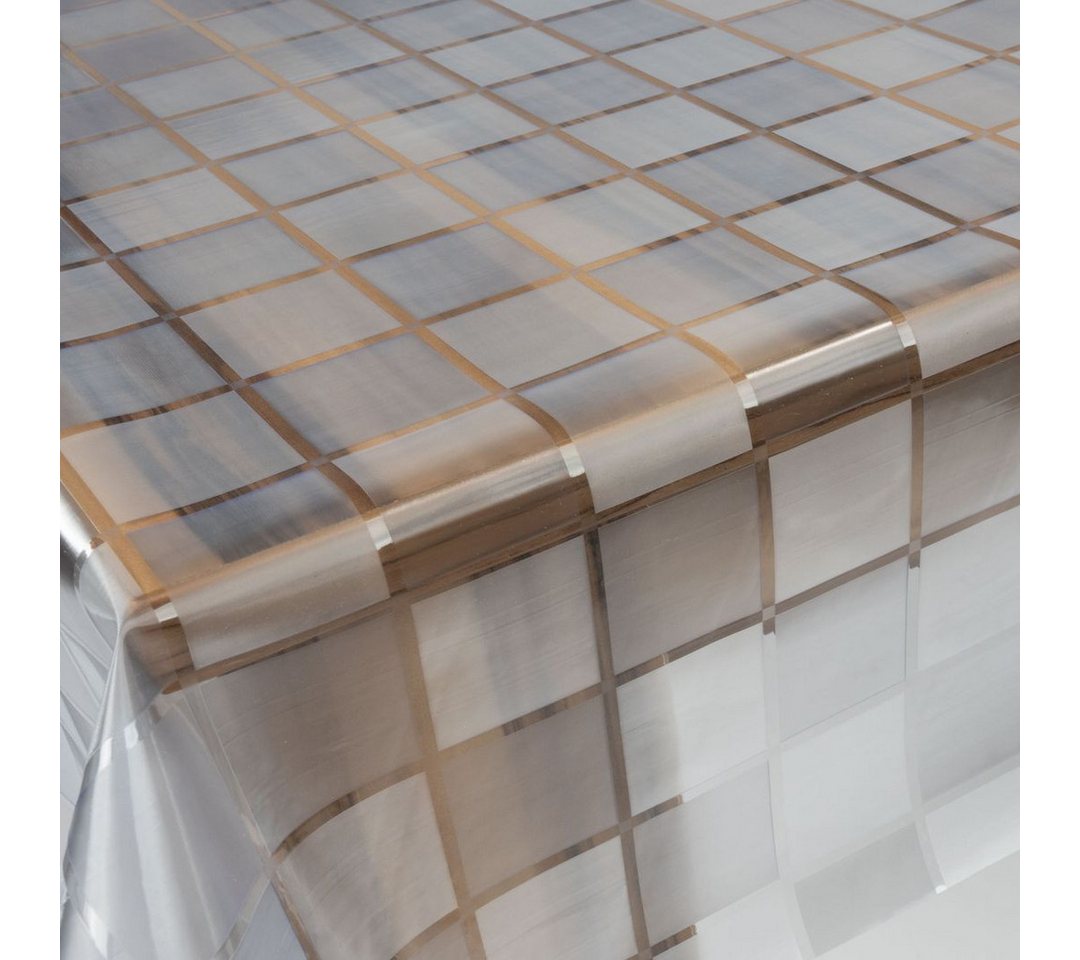 laro Tischdecke Laro Premium Line 0,3mm weich transparente Muster Tischdecke Folie PVC – Bild 5 von 5