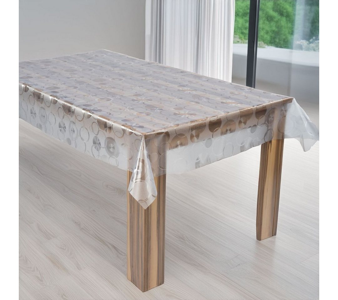 laro Tischdecke Laro Premium Line 0,3mm weich transparente Muster Tischdecke Folie PVC – Bild 2 von 5