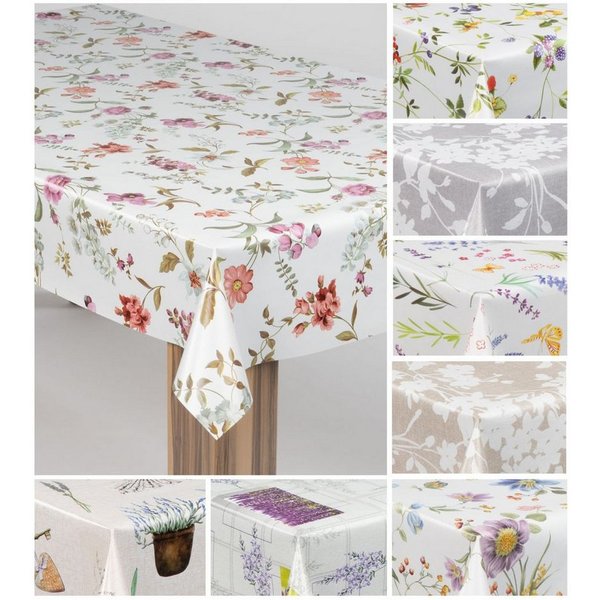 laro Tischdecke laro Wachstuch-Tischdecke Wachstischdecke Gartentischdecke