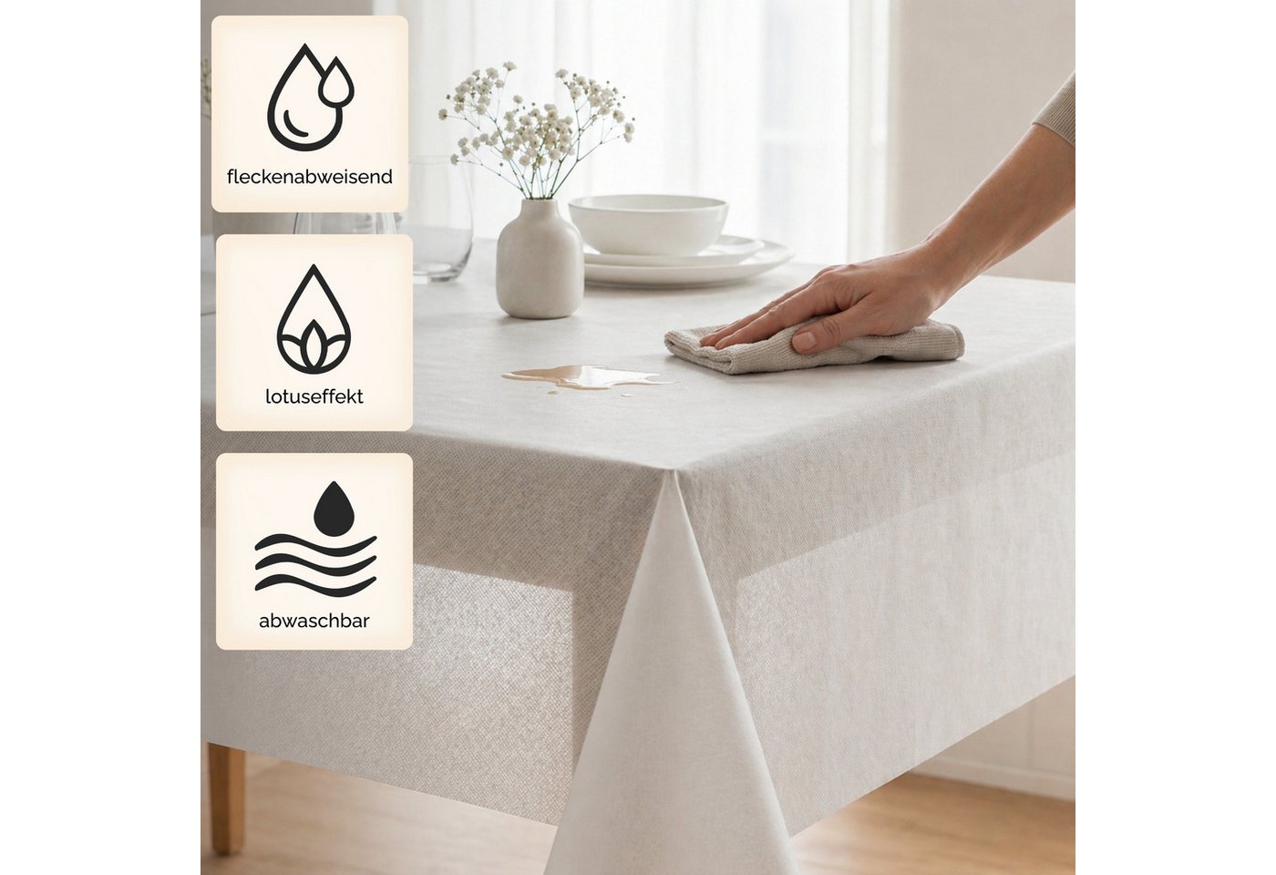 Sensalux Tischdecke Sensalux light Tischdeckenrolle 1,10m x 25m – Bild 5 von 5
