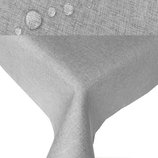 Tischdecke Strapazierfähig Leinenoptik Tischdecke bügelfrei, bügelfrei, pflegeleichte, Fleckschutz