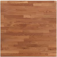 Tischplatte Robinie massiv, 70x70 cm, Stärke 20 mm, geölt