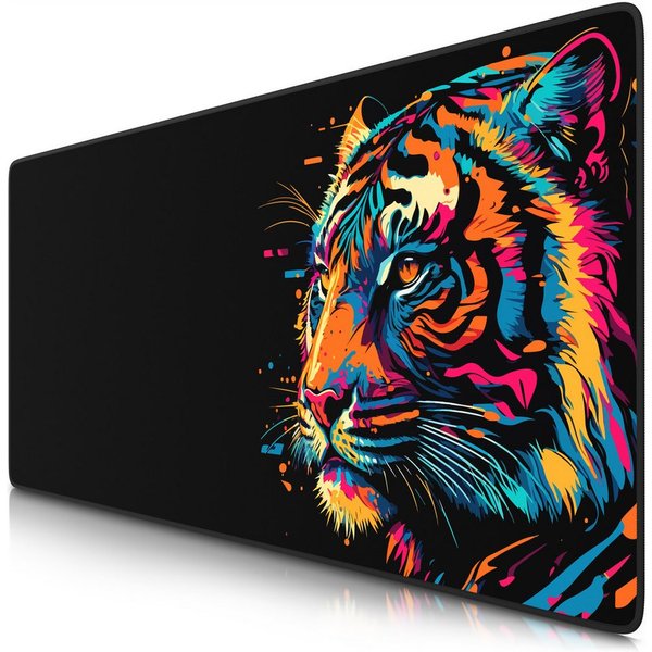 Titanwolf Gaming Mauspad XXL Speed Mousepad 900 x 400 x 3 mm, Schreibtischauflage, abwaschbar (1-St), rutschfeste Rückseite, Geschwindigkeit & Präzision, Colour