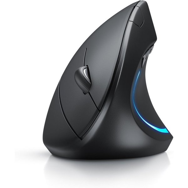 Titanwolf Vertikalmaus kabellos mit Funk 2,4 Ghz, Wireless Vertical Mouse ergonomische Maus (Funk, 1600 dpi, Vorbeugung gegen Mausarm, für PC Laptop Notebook un