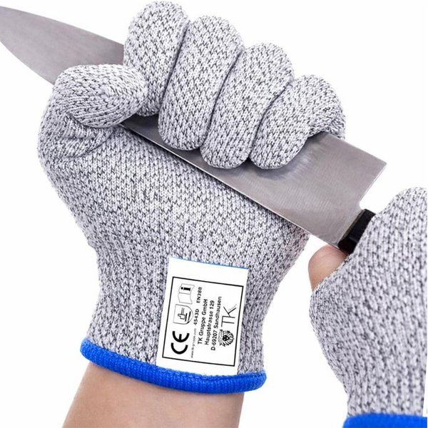 TK Gruppe Arbeitshandschuhe Schnittschutzhandschuhe aus textilem Gewebe (1-St., Set)