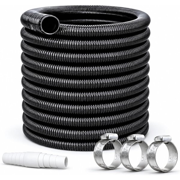 TK Gruppe Poolschlauch Poolschlauch, 38 mm × 8 m, mit Muffen, Schellen und Verbinder, (1 St)