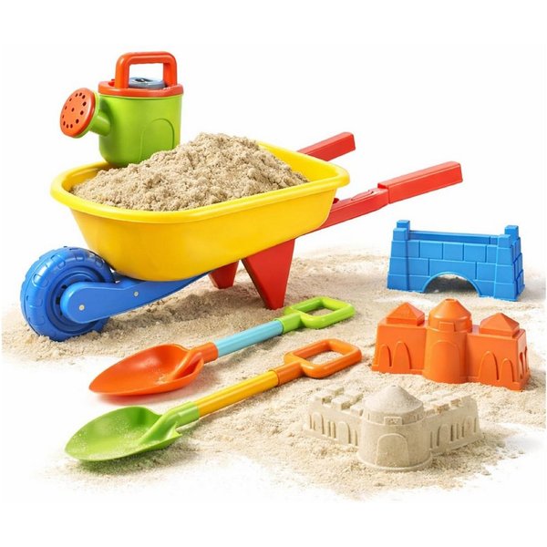 TK Gruppe Sandform-Set Sandspielzeug-Set aus Kunststoff, 4-, 9- oder 11-teilig