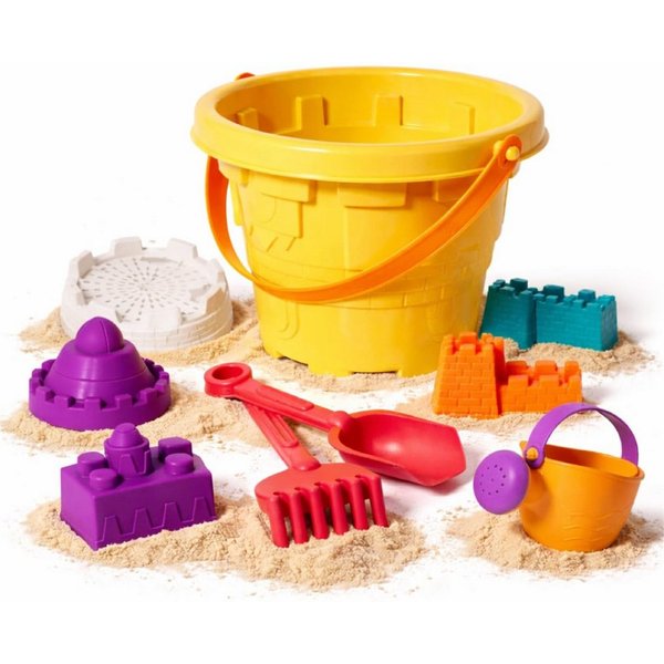 TK Gruppe Sandform-Set Sandspielzeug-Set aus Kunststoff, 4-, 9- oder 11-teilig