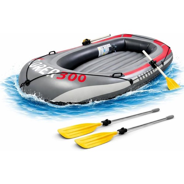 TK Gruppe Schlauchboot Aufblasbares Schlauchboot aus PVC, 220 × 110 cm, mit Paddel, (1-St)
