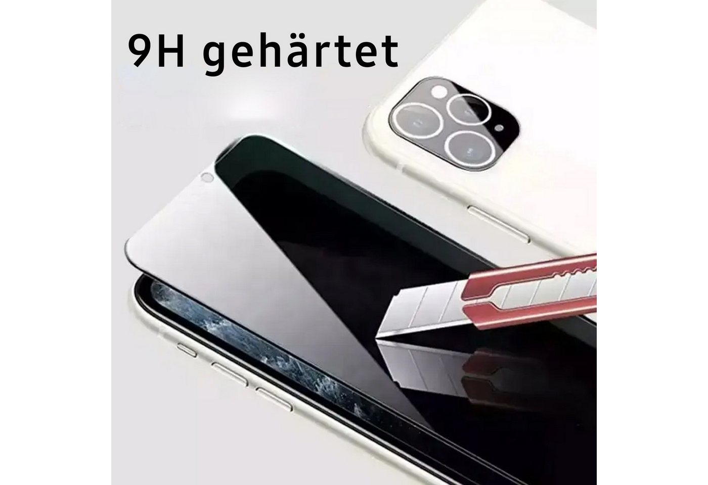 TK-Handel Displayschutzfolie panzerglas 9H Sichtschutz Schutzglas Schutzfolie Glas Folie für iPhone 15 Pro Max, Displayschutzfolie, Displayschutz, Hartglas, Dis – Bild 3 von 5