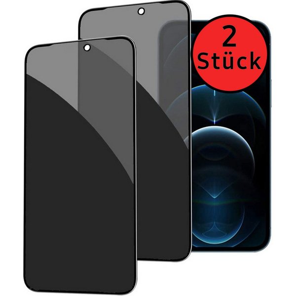 TK-Handel Displayschutzfolie panzerglas 9H Sichtschutz Schutzglas Schutzfolie Glas Folie für iPhone 14, Displayschutzfolie, Displayschutz, Hartglas, Displayfoli