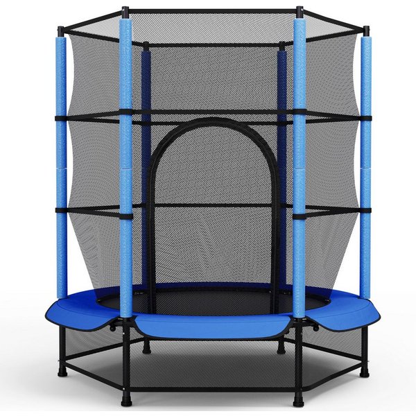 TLGREEN Gartentrampolin Ø 140cm bis 50 kg, Trampolin für Kinder,Kindertrampolin,Kleinkind-Trampolin