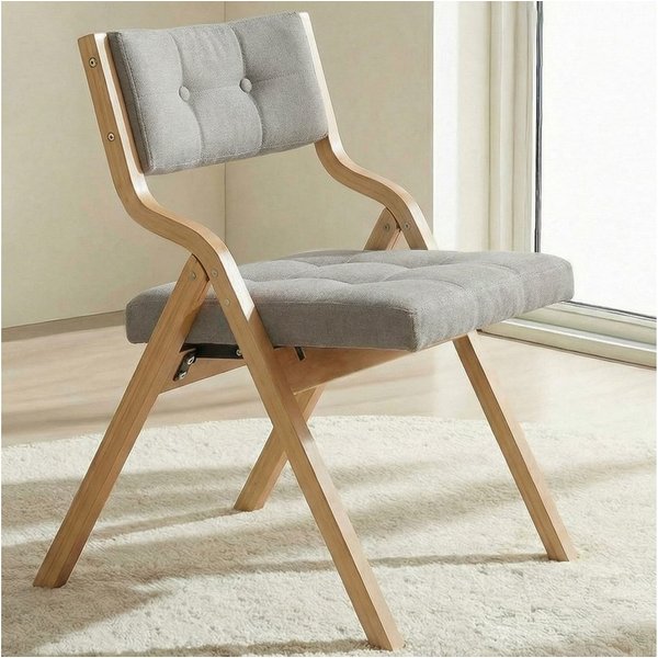 TLGREEN Klappstuhl,Küchenstuhl mit gepolstertem Sitz, (1 St), ergonomisch, platzsparend, rutschfest & stabil